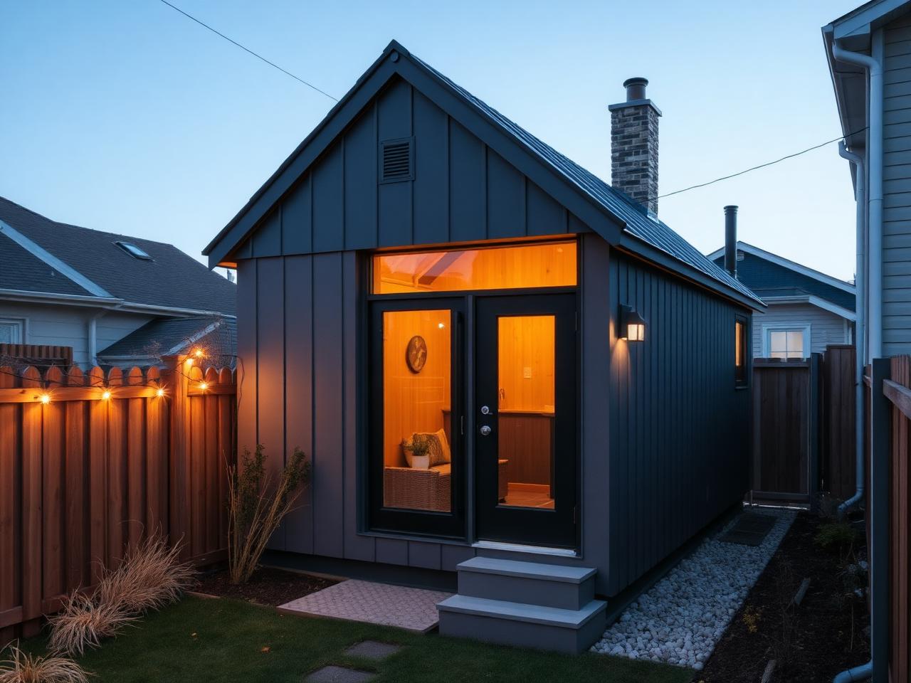 Compact studio — Calgary backyard suite design approach